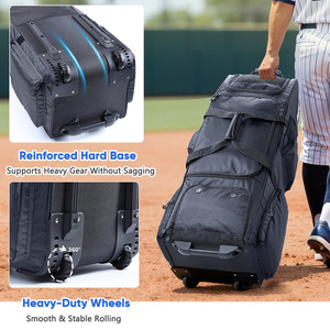 Bolsa de béisbol de alta calidad, fácil de transportar para equipos deportivos, ligera, con bolsa para softbol, impresión personalizada. - Product Image 3