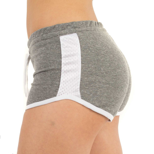 Shorts de sport taille haute élastiques en coton pour femme, coupe ajustée, motif délavé, style streetwear, sexy, pour l'été, personnalisables - Product Image 4