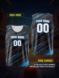 Camiseta de Baloncesto con Cuello Redondo y Logotipo Personalizado al por Mayor, Ropa Deportiva, Camiseta de Baloncesto Sublimada con Material de la Mejor Calidad - Product Image 6