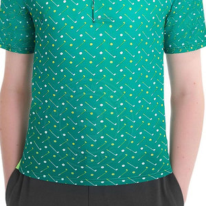 เสื้อโปโลกอล์ฟวัยรุ่นสุดเทรนดี้ พิมพ์ลายได้ตามต้องการ แขนสั้น ชุดกีฬาประสิทธิภาพสูง เสื้อผ้าสำหรับกิจกรรมกลางแจ้ง - Product Image 6