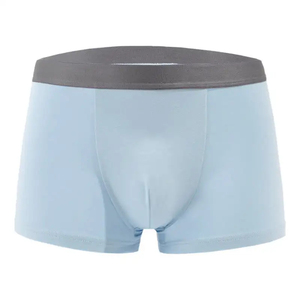Calzoncillos bóxer de talle alto para hombre, de secado rápido, transpirables, ecológicos, de spandex/algodón, colores y tallas personalizables, fabricante de ropa interior OEM - Product Image 2