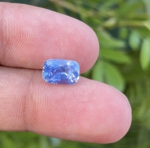 Saphir bleu naturel non chauffé, 2,27 carats, 9x6 mm, octogone, Ceylan - Product Image 3