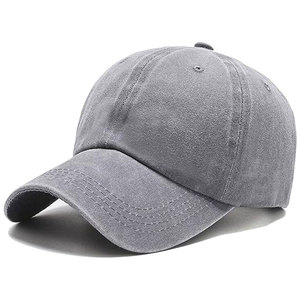 Casquette de baseball réglable pour homme et femme, style classique original, profil bas, respirante, décontractée, grise - Product Image 1