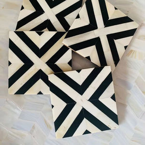 Unique Design Resin Inlay Coaster Set MDF Coaster Resin Coaster MDF Resin Inlay Coaster Place <b>Mats</b> at very reasonable Price - Product Image 4