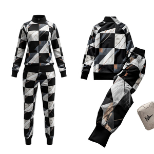 Ropa deportiva personalizada premium para mujer, chándales estampados para entrenamiento deportivo, jogging, ejercicio y actividades casuales. - Product Image 5