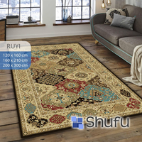 Tapis en flanelle de polyester à motif abstrait minimaliste, fabriqué à la machine, décoration moderne pour la maison, antidérapant, facile à nettoyer, facile à combiner