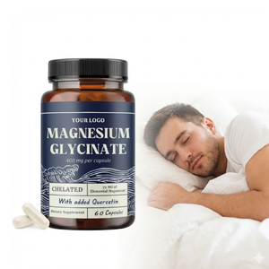 Complément calmant anti-<span class=keywords><strong>stress</strong></span> à marque privée OEM, capsules <span class=keywords><strong>de</strong></span> <span class=keywords><strong>chlorure</strong></span> <span class=keywords><strong>de</strong></span> <span class=keywords><strong>magnésium</strong></span> pour adultes, soutien immunitaire, soutien du sommeil - Product Image 1