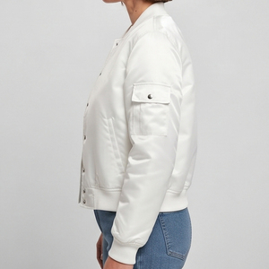 Men’s Nylon Street Fashion Bomber <b>Jacket</b> <b>Lightweight</b> Bomber <b>Jackets</b> Men Button <b>Down</b> Satin Zipper Bomber <b>Jackets</b> Mens - Product Image 3