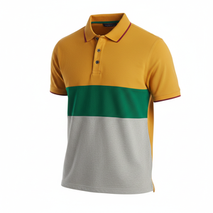 Polo de Manga Corta para Hombre, Corte Ajustado, Secado Rápido, Antiarrugas, Premium, Venta al Por Mayor Directa de Fábrica OEM, Pakistán - Product Image 1