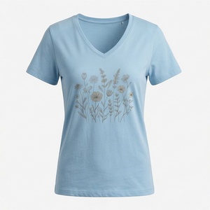 Nueva Llegada, Camisa de Oficina para Mujer, Primavera Otoño, Moda, Estampado Moderno, Vestido Informal para Dama, 240 g/m², 100% Algodón Satinado con Lentejuelas - Product Image 1