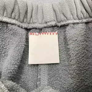 Shorts en molleton lavé pour femme, taille élastique avec cordon de serrage, pour la gym, la course, la détente, en molleton de coton vintage, décontracté, été, séchage rapide, logo personnalisé - Product Image 3