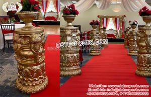Majestueux mariage srilankan Vidhi Mandap configuration intérieure magnifique visage d'éléphant Mandap pour les mariages sud mariage éléphant Mandap - Product Image 3