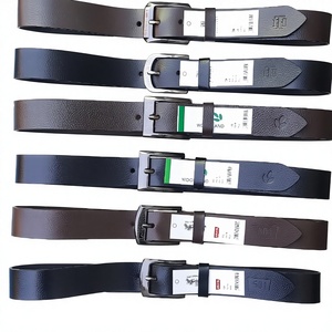 Men's Vintage Style Cow Hide Leather Pin Buckle Belt Steel Buckle Waterproof Lightweight Heavy Duty High Strength Custom Solid - Product Image 1