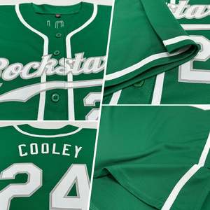 Camiseta de Béisbol para Hombre de la Mejor Calidad, Personalizada con Nombre y Número del Equipo, Ropa Deportiva con Botones, Sublimación Completa - Product Image 3