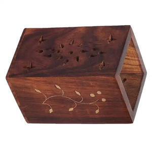 Porte-stylo en bois élégant, fait main et poli, accessoire de bureau et scolaire pour étudiants et travailleurs, artisanat naturel - Product Image 3