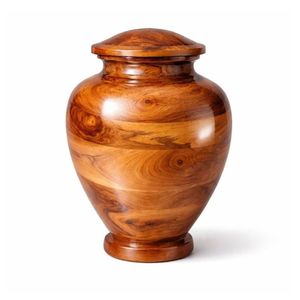 Eco Friendly Handmade Wooden Urn <b>Box</b> for Human Ashes Luxury Memorial Cremation <b>Keepsake</b> Funeral Decor Adult Wooden Urn - Product Image 1