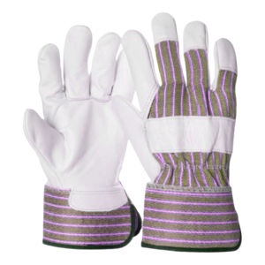 Cheapest Rates Leather Made Safety <b>Gloves</b> With Striped Palm High Quality Cuff Non Slip Heavy Duty Regular Rigger <b>Glove</b> - Product Image 4