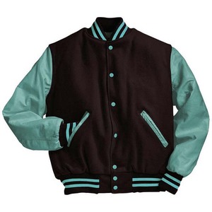 College Baseball Varsity Men's <b>Jackets</b> OEM Custom Made Wool <b>Leather</b> Sleeve High Quality Manufacturer - Product Image 3