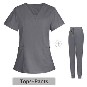 Custom Medical <b>Scrub</b> <b>Sets</b> for Hospital Use Unisex Professional <b>Scrubs</b> Uniform - Product Image 5