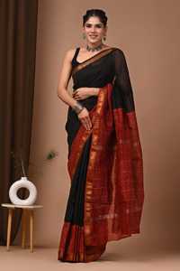 Sari en soie MAHESWARI pour les occasions de mariage - Product Image 6