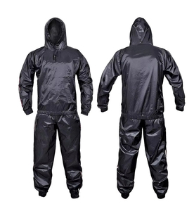 Combinaison de sauna pour hommes pour la perte de poids, fabricant de vêtements de sport en gros, combinaison de sauna avec logo personnalisé, vêtements de fitness pour la transpiration, combinaison de sauna - Product Image 4