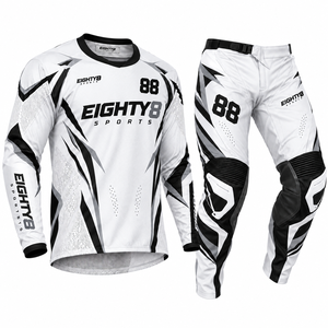 Conjunto de Pantalones y Jersey de Motocross Personalizados con Estampado por Transferencia de Calor en Poliéster/Nailon para Hombre, Uniforme para Motociclismo MX, Dirt Bike y Carretera - Product Image 4