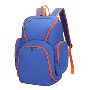 Custom Logo OEM Large Capacity Sports Basketball <b>Backpack</b> Arcuate Shoulder Strap Ball Compartment Wholesale No MOQ Free Design - Product Image 3