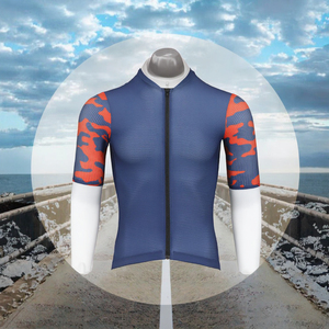 Conjunto de Jersey de Ciclismo para Hombre, Fabricante Profesional OEM, Transpirable, Spandex/Algodón 100g, Mangas Cortas, Pantalones Cortos, Tallas Grandes - Product Image 3