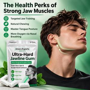 Chewing-gum ultra-dur sans sucre, végétalien, sans gluten, à la menthe poivrée, OEM ODM pour adultes, non destiné aux femmes enceintes - Product Image 3