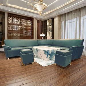 Sofá esquinero de cuero orgánico de alta calidad premium en forma de L, 7 plazas, para decoración de hogares de lujo. EE. UU. EUROPA. AUSTRALIA. ETC - Product Image 2