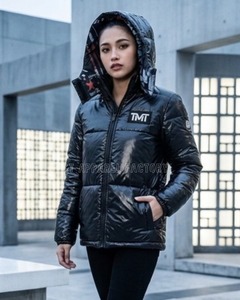 Veste à capuche en fourrure noire de qualité supérieure pour hommes et femmes, veste en duvet respirante à séchage rapide, veste à capuche en fourrure noire confortable - Product Image 3