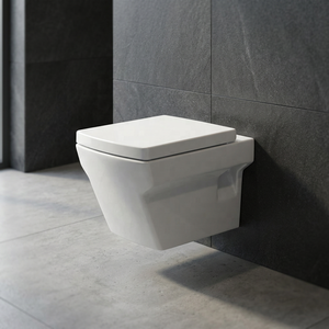 Modern Round Rimless Wall Hung Toilet <b>Ceramic</b> WC <b>Pan</b> Water Saving Design Bathroom Sanitary Ware For Hotel - Product Image 6