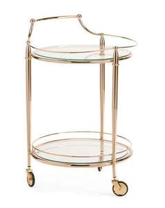 Chariot de service industriel en métal noir avec 3 étagères et 4 roulettes pivotantes – Mobilier commercial durable pour hôtels et bars - Product Image 4