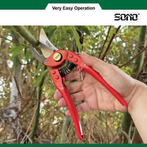 Sécateur de jardinage professionnel SONO B119 industriel, cisailles de taille à lame décalée, ciseaux floraux, revêtement PTFE, carbone durable et tranchant - Product Image 3