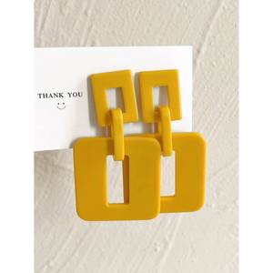 Handmade <b>Resin</b> <b>Earrings</b> Durable Artistic Crystal Fashion Accessories for Party Wear - Product Image 6