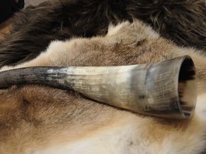Custom Made Drinking <b>Horn</b> Beautifully Crafted Viking Engraved Drinking <b>Horns</b> Ideal for Stand for Beer Natural <b>Horns</b> <b>Drinks</b> - Product Image 4