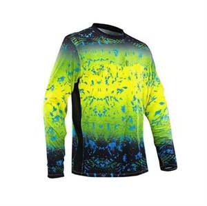 Camisa de Pesca de Manga Larga para Hombre, Impresión por Sublimación, Secado Rápido, UPF 50, Poliéster, Ropa para Exteriores - Product Image 2