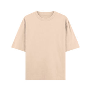 เสื้อยืดผู้ชายทรงหลวม ไซส์ใหญ่ ผ้าเจอร์ซีย์ 220 GSM ผลิตจากเส้นใยฝ้ายริงสปัน ระบายอากาศได้ดี ไม่เป็นขุย ผลิตด้านหน้าแบบ OEM จากบังกลาเทศ - Product Image 1