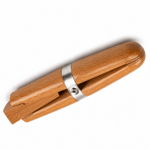 MANAN INSTRUMENTS Pince à anneaux en bois pour la fabrication et le sertissage de bijoux, avec revêtement en cuir, double face, outil de polissage à cale de verrouillage - Product Image 4
