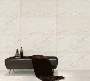 Carrelage en porcelaine texturé effet marbre de luxe 600x1200mm, best-seller, grand format moderne pour salle de bain et villa - Product Image 1