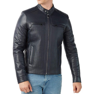 Luxury Men <b>Real</b> <b>Leather</b> <b>Jacket</b> with Classic Collar & Modern Street Fashion Trendy Streetwear Premium Quality <b>Leather</b> <b>Jacket</b> - Product Image 2