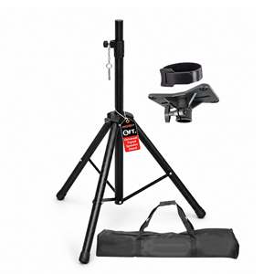Soporte de Trípode Reforzado para Altavoces, Ajustable de 5 Niveles, 72 Pulgadas, Montaje Universal para PA, DJ, Estudio, con Bolsa - Product Image 1