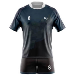 Uniforme de Rugby Moderno para Hombre, Diseño Personalizado de Alta Calidad, Material Ligero y Transpirable, Tacto Suave, Ajuste Cómodo, Manga Corta - Product Image 1