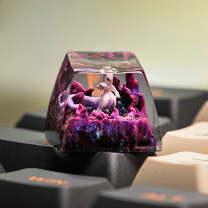 Teclas Artesanales Bosque Místico, Teclas Artesanales Personalizadas, Teclas Anime Lindas, Teclas Verdes, Juego de Teclas, Teclas de Madera - Product Image 4