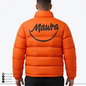 Mawra Custom Graphic Puffer <b>Jacket</b> Unisex Winter Quilted Coat <b>Warm</b> Streetwear Outdoor Fashion Casual Apparel OEM Supplier - Product Image 2