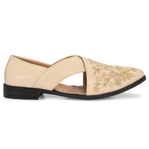 Jutti Peshwari brodée de qualité supérieure pour homme, légère et respirante, style Punjabi, idéale pour les mariages - Product Image 5