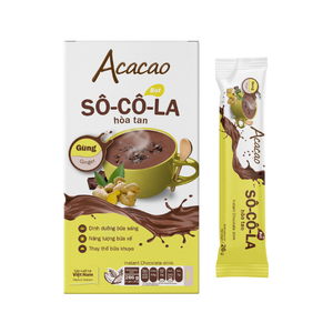 Poudre de cacao en marque privée OEM - Boisson au chocolat chaud instantanée saveur gingembre - Boîte de 286g - Product Image 4