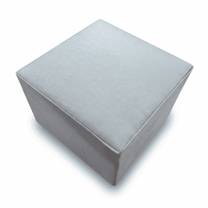 Caja de Regalo de Tela Azul Polvo con Aspecto de Seda, Caja Cuadrada Simple con Tapa Desmontable para Recuerdos de Boda y Joyas - Product Image 2
