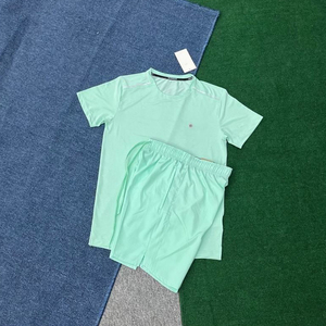Camiseta Deportiva Transpirable para Hombre con Logotipo Frontal, Manga Corta, Absorbe la Humedad, Protección UV, Ropa Deportiva Lisa - Product Image 6