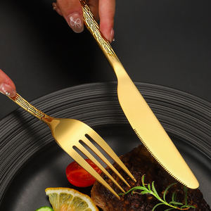 Ensemble de couverts en acier inoxydable durable de qualité supérieure |   Couverts au design classique, durables, brillance longue durée pour la maison, les restaurants et les fêtes - Product Image 4